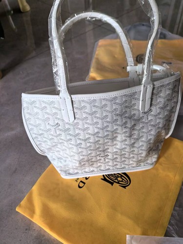 100%Leather White/Gray Women's Mini Tote Bag Pouch Hand Purse Gift For Her - Picture 13 of 19