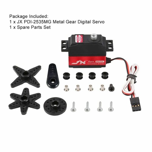 JX 25g Metal Digital Coreless Gyro Tail Servo For RC 450 500 Helicopter - Picture 11 of 11