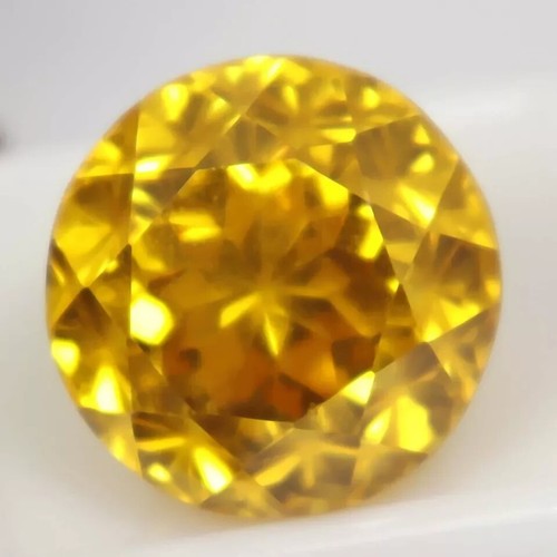 Natural Cambodian Yellow Zircon 54.55 Ct GIE Certified Cut Loose Gemstone 1982 - Picture 8 of 9