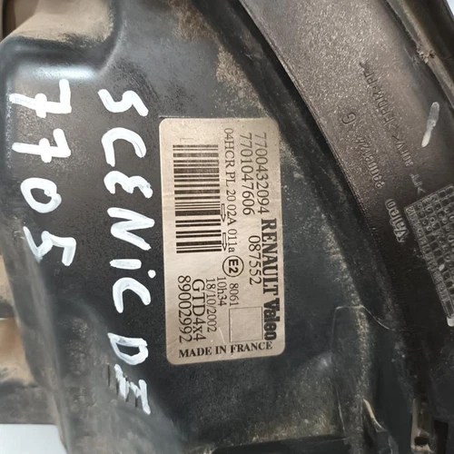 7700432094 Leuchtturm Links für RENAULT Scenic Rx4 (Ja0) 1.9 DCI 2000 3732237 - Bild 4 von 10