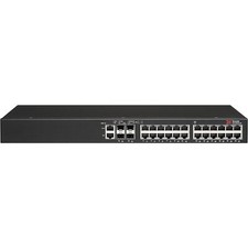 BROCADE ICX6430-24 24-port 1 GbE switch, 4 1 GbE SFP uplink/stacking ports
