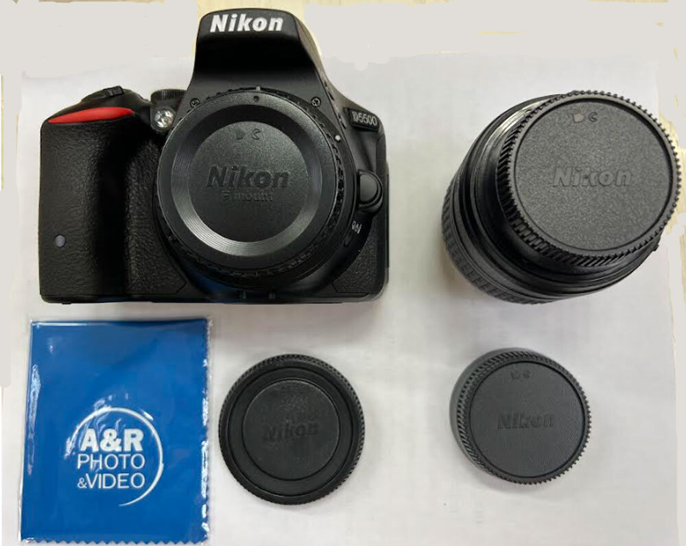 A&amp;R Body cap &amp; Rear Lens Cap For Nikon Digital Camera D3200 D5600 