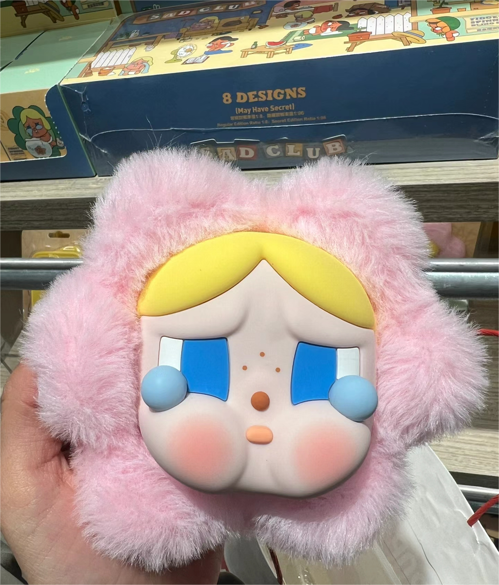 POPMART CRYBABY Sad Club Series Silicone Earphone Case Plush POPMART CRYBABY Sad Club Series Silicone Earphone Case Plush