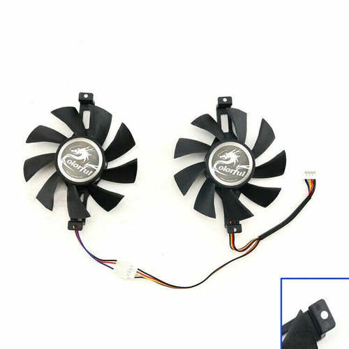 Graphics Card Cooling Fan for Colorful P106-100 GTX1060 960 950 Repair Accessory - Afbeelding 7 van 7