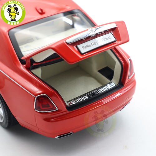 1/18 Rolls-Royce Ghost Kyosho 08802RS Red/Silver Diecast Model Car - Picture 18 of 22