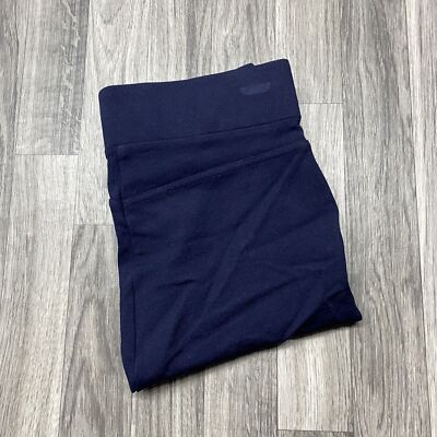 ANN TAYLOR LOFT Elastic Waist Stretch Dark Blue Leggings Women's Size XS