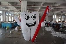 8ft Inflatable Promotion Ad Nylon Smiley Tooth Dentist Dental Smile Orthodontics