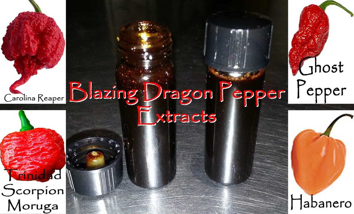 Organic Pepper Extract: Carolina Reaper/ Moruga Scorpion/ Ghost