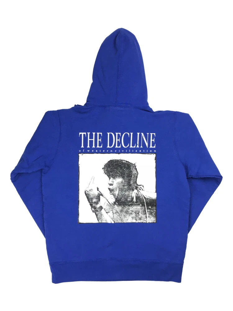 Supreme Decline Hooded Sweatshirt In Blue