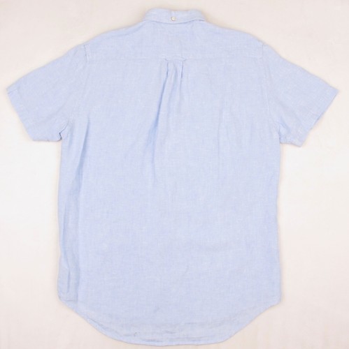 GANT THE LINEN SHIRT REGULAR FIT Camicia uomo manica corta in lino M 39/40 - Foto 21 di 24