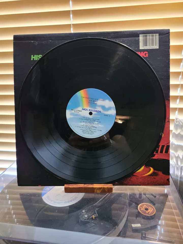 B.B. King, His Best, The Electric B.B King, MCA 27007, VG+/VG+ Foto 3 de 3