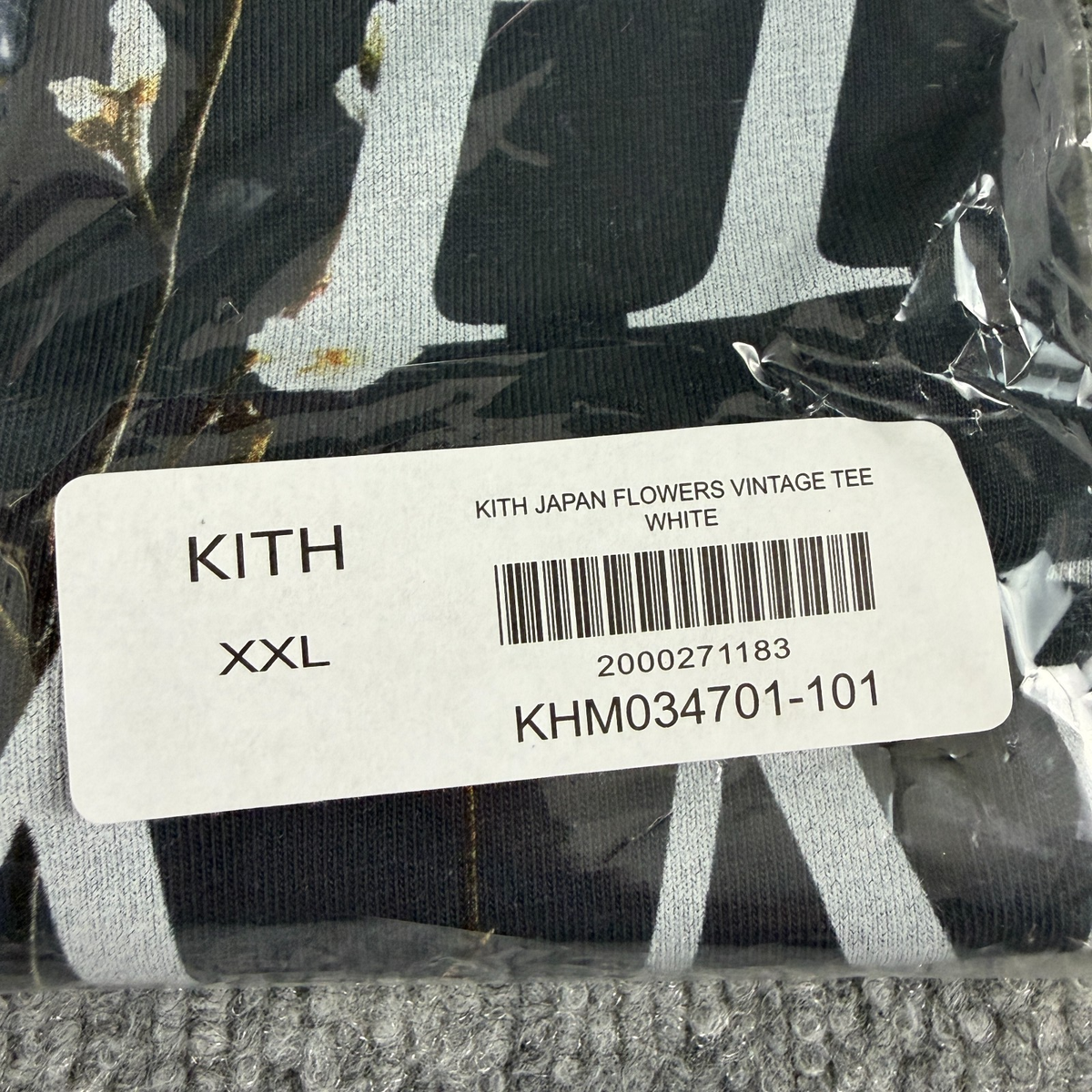 XXL Kith Japan Flowers Vintage Tee Navy Size NWT Authentic Sold
