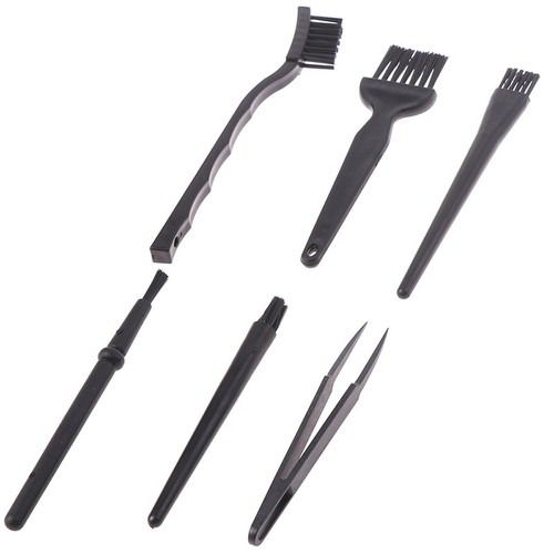 6Pcs/1Set Anti Static Brush Cleaning Brush Tool For Mobile Phone Tablet Rep*R1 - Afbeelding 9 van 12