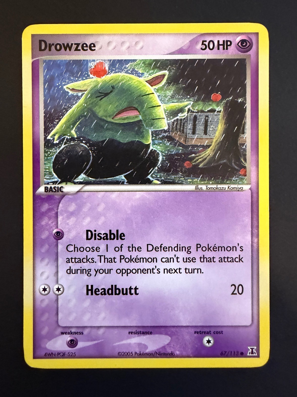 Drowzee Delta Species 2005 67/113 Common Pokemon NM