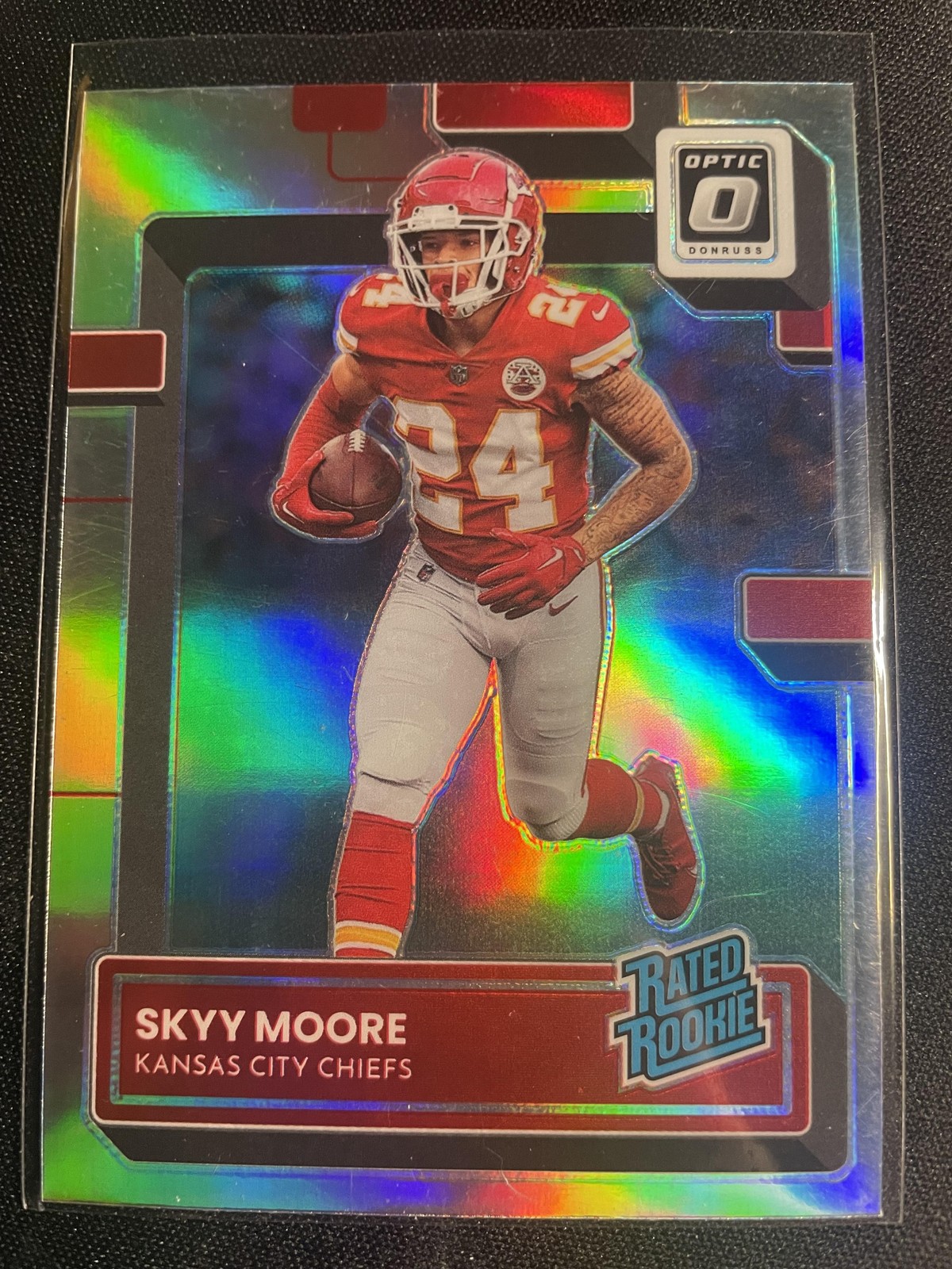 Skyy Moore Rookie RC Holo #224 2022 Donruss Optic