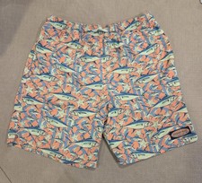 Vineyard Vines Boys Tuna Fish Swim Trunks Sz Large