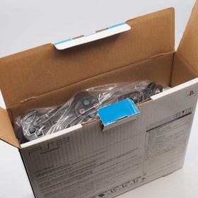 Sony PlayStation 2 Console system SCPH-90000 CB Charcoal Black Boxed Tested PS2