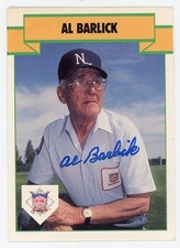 Al Barlick-Signed Trading Card (National League Umpire)