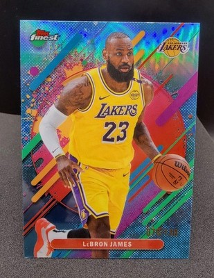 2025-26 Topps Finest LeBron James #279 Rare Sky Blue 78/150 LA