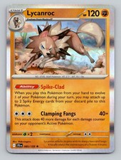 Lycanroc 085/159 Rare Journey Together Pokemon Holo Near Mint