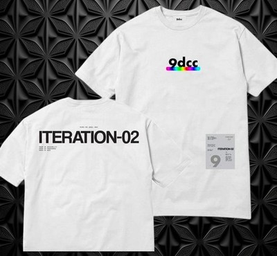 9dcc Interation-02 Snowfro x Erick Calderon Art Blocks Chromie Squiggle T Shirt