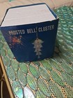 VTG 1950s 60s FROSTED 18 BELL CLUSTER WITH LEAVES & HOLLY BERRIES 8" TALL IN BOX — photo 9