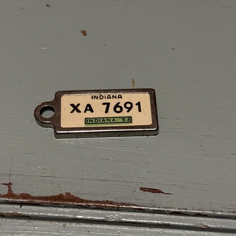 Disabled American Veterans Indiana Mini Licenses Plates 
