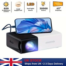Mini Projector Portable HD LED Home Theatre TV Smart Laser Phone Cinema Android