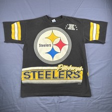 Vintage 1994 Pittsburgh Steelers Salem T-Shirt Size L Made in USA Single Stitch