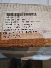Parker-Haniffin Liquid Level Transmitter PN 028-030-0091, NSN 6680011915051, NOS