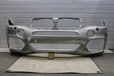 BMW X5 SUV M SPORT SILVER FRONT BUMPER 51118054014 GENUINE F15 2014-2017