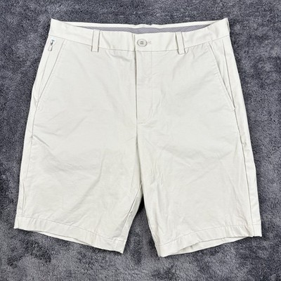 Vineyard Vines OTG On-The-Go Shorts Mens 30 Beige Khaki Performance Golf Chino