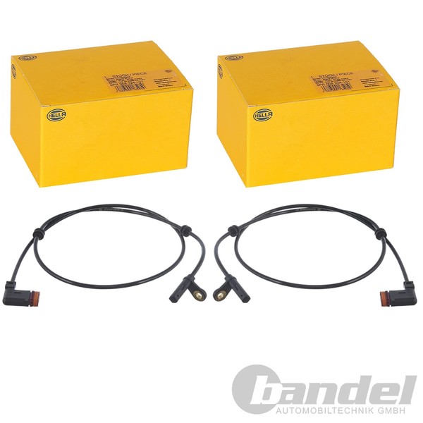2X Hella ABS-SENSOR Raddrehzahl Hinten Li+Re Passend FüR MERCEDES-BENZ C-KLASSE-image