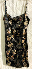 Urban Outfitter Poly blend Satin feel Sheath dress 30 in ch length size M