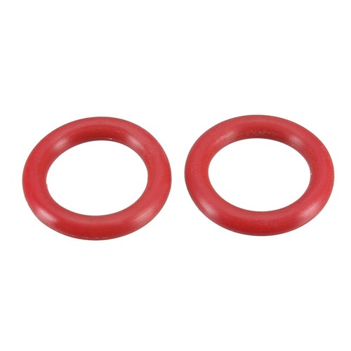 10 Pcs Red Rubber 22mm x 15mm x 3.5mm Oil Seal O Rings Gaskets Washers