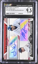 2007 Topps Co-Signers #CS-BG Bonderman/Granderson Dual Autographs CGC 9.5