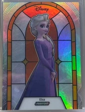 Elsa 2025 Kakawow Phantom Disney Stained Glass Orange 28/50 #PD-GLO-39