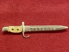 Lovely Patriotic WW1 "Ostende" Sweetheart Brooch w/fixing