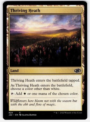 THRIVING HEATH 824 COMMON JUMPSTART 2022 MAGIC: THE GATHERING LIGHTLY PLAYED