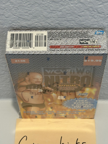 1999 WCW NWO NITRO Topps Pro Wrestling Cards 22 Pack Sealed Blaster Box - Picture 4 of 4