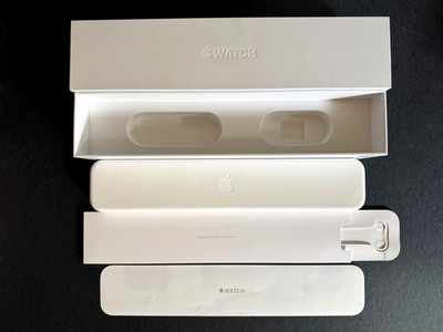 Empty BOX ONLY Apple Watch 7000 Series 42 mm - With Hard Plastic White Box