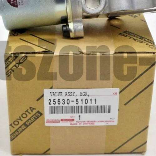 25630-51011 Genuine Toyota Land Cruiser Lexus LX450D LX570 EGR Valve OEM - Imagem 2 de 2