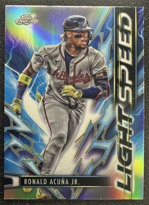 Ronald Acuña Jr. 2025 Topps Cosmic Chrome #LS-7 Light Speed - Braves