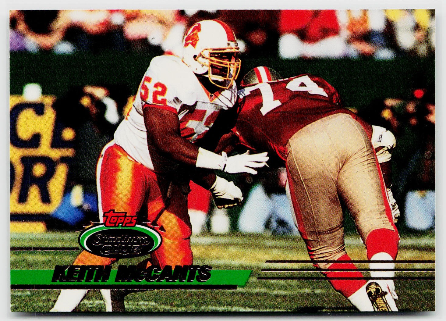 1993 Stadium Club #332 Keith McCants (w/ Steve Wallace)