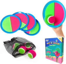 Toss and Catch Ball Set   Family Outdoor Games, Games for Kids Ages 4-8 , Beach