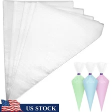 Double Thick Disposable Piping Bags Tipless Cake Decorating Icing Cream New