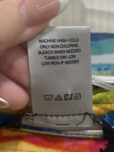 JOHN MARK mehrfarbig gestreiftes Hemd mit Knöpfen XL geraffte Bindeärmel Drahtkragen künstlerisch - Bild 6 von 8