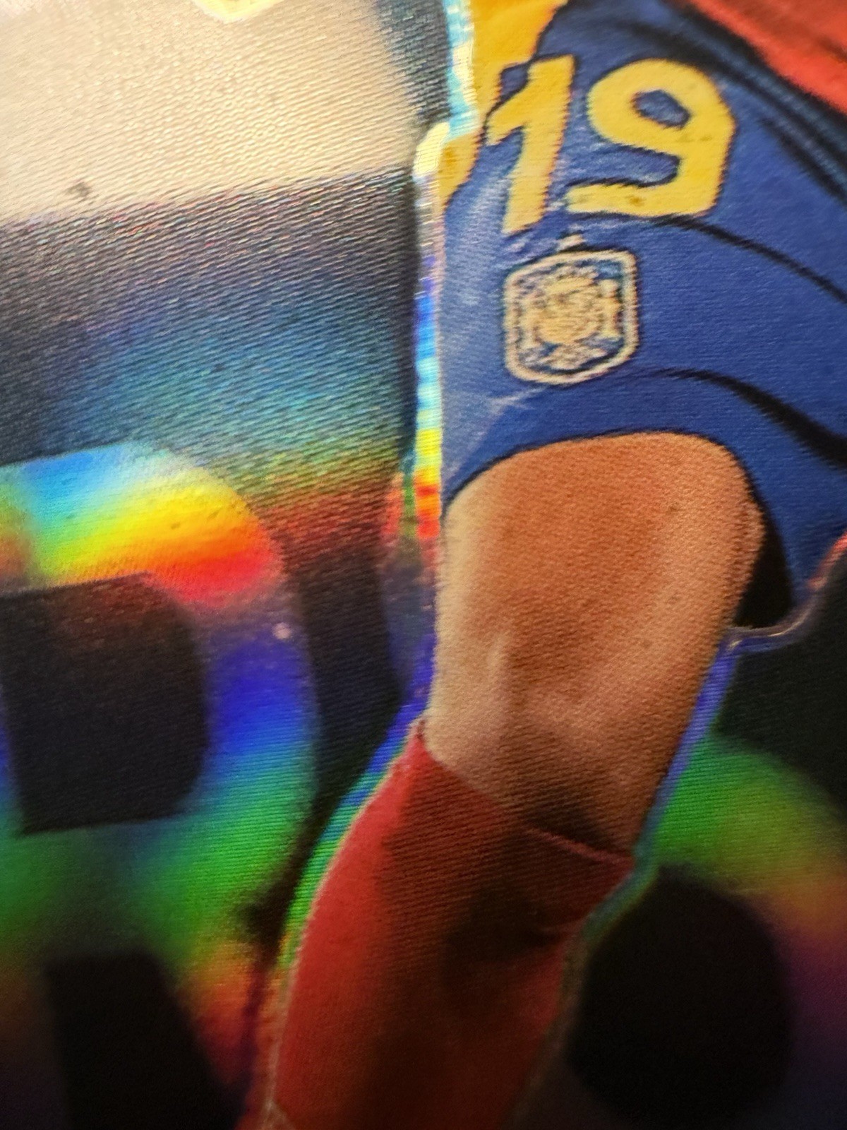 Panini 2026 Prizm FIFA World Cup Lamine Yamal Red Prizm /50 True Red Color Match view 13
