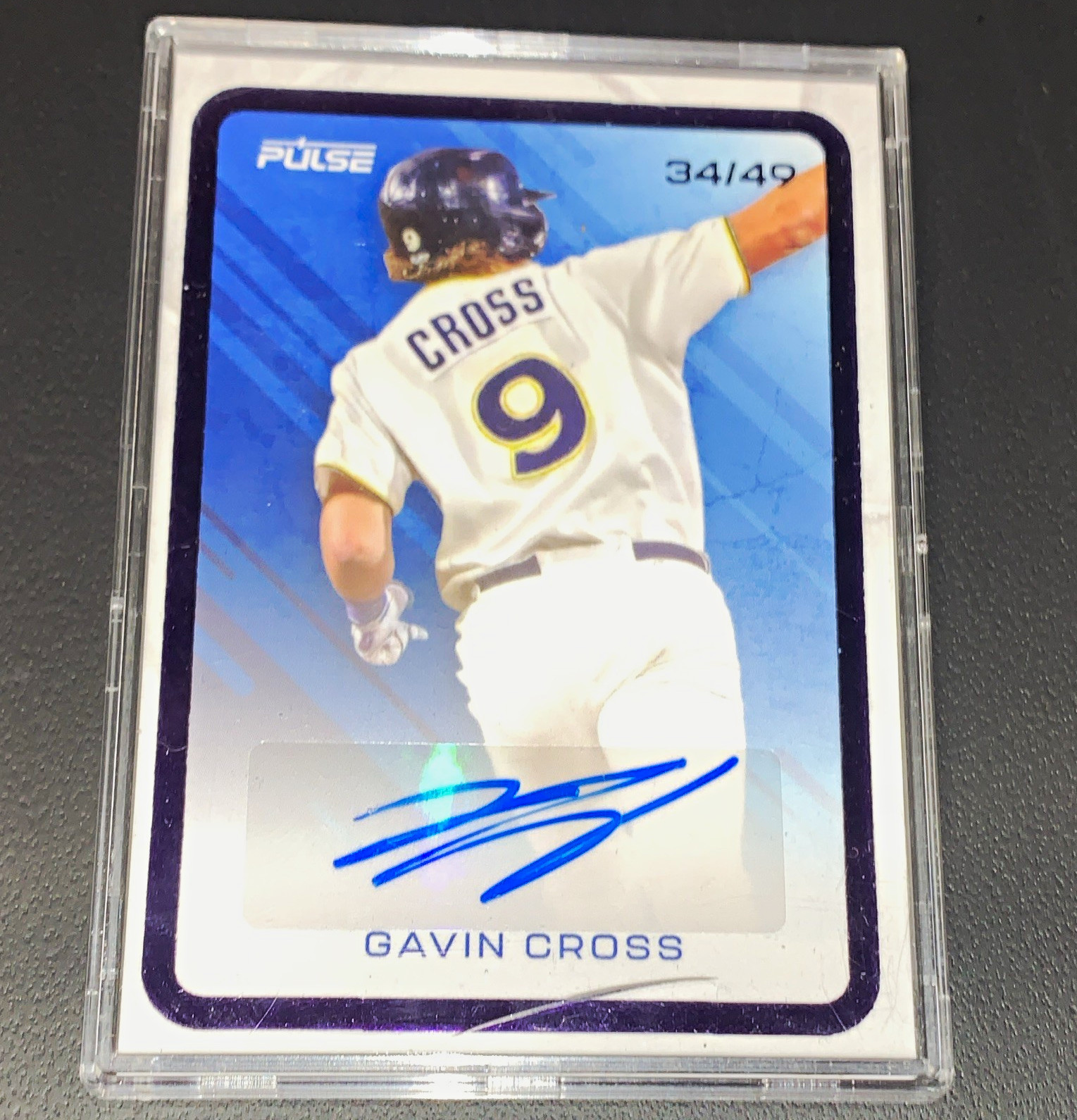 Pulse 2025 Pulse Baseball Gavin Cross Auto Card #PB-GC Serial #34/49