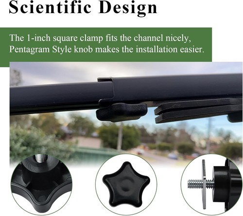 π πππ¬ 901022 Camper RV Awning Brace Knob, Rafter Locking Black - Picture 7 of 7